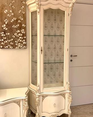Tris mobili stile Barocco 2 vetrine 1 mobile basso