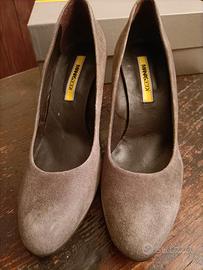 Scarpe Décolleté in Vera Pelle