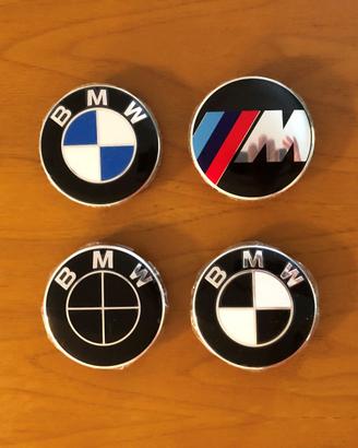 4 tappi coprimozzo per BMW 68mm - diversi colori
