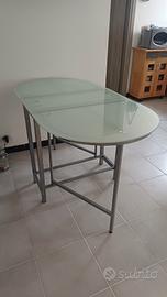 tavolo in vetro temperato 