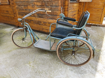 Bici carrozzina gialdi d epoca