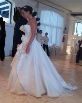 Abito da Sposa in seta pizzo francese Renato Savi