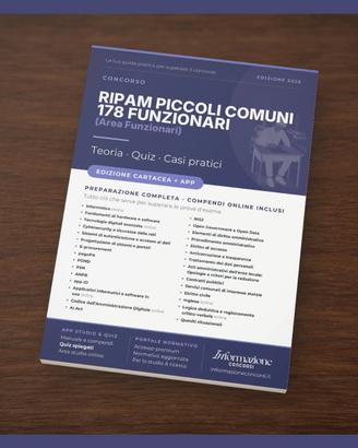 Manuale Concorso RIPAM Piccoli Comuni 178 Completa