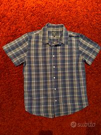 Camicia Dark Seas manica Corta - Quadri Blu - M