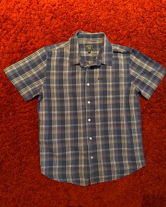 Camicia Dark Seas manica Corta - Quadri Blu - M
