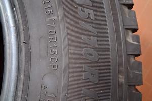 Pneumatici 215/70/15 per camper furgoni