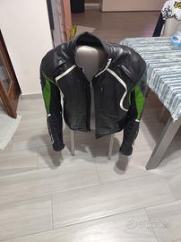GIACCA IN PELLE ORIGINALE KAWASAKI. 