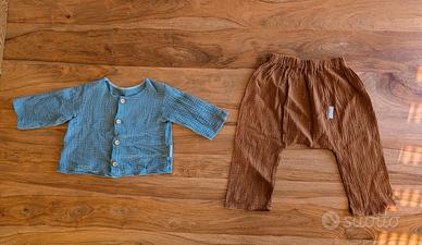 Set Pescanoce Organic camicia e pantalone