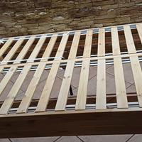 struttura letto 1piazza mezza160x200doghe legno