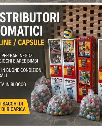 Attività pronta: 4 distributori palline/capsule