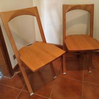 Due sedie pieghevoli Calligaris Olivia