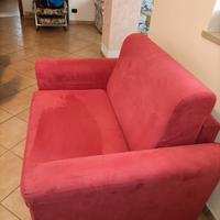 Poltrona  letto rossa