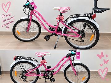 Bici B'Twin rosa 24" da ragazza 🌸