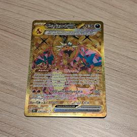pokemon charizard ex gold