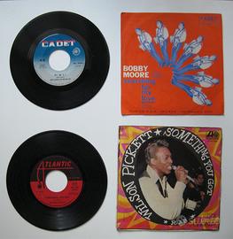 2 dischi 45 giri originali anni '60 genere R&B