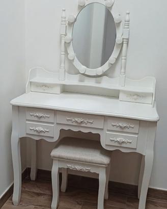 Mobile con specchiera trucco