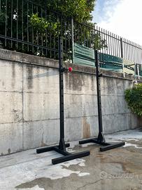 Rack squat e panca