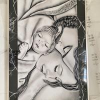 Capezzale grigio e nero