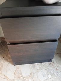 coppia comodini malm IKEA 