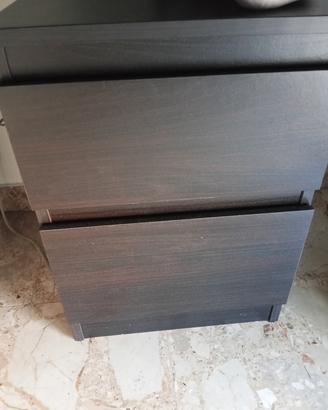 coppia comodini malm IKEA 