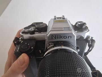 Nikon FA con motore MD-15 e obiettivo Nikkor 80-20