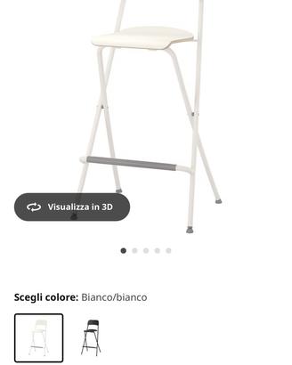 Sedia sgabello Ikea