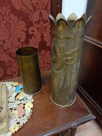Bossolo Prima Guerra M. trasformato in vaso