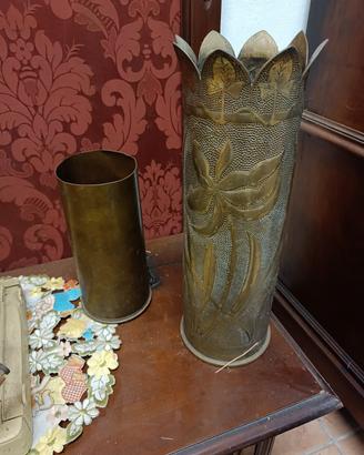 Bossolo Prima Guerra M. trasformato in vaso