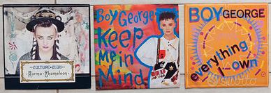 3 dischi vinile 45 GIRI Boy George & Culture Club
