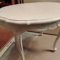 tavolinetto bianco cm 77x60 molto bello 