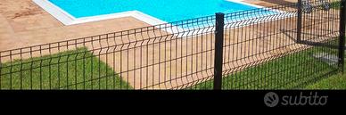 Recinzione metallica H100