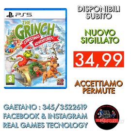 THE GRINCH CHRISTMAS ADVENTURES PS5 NUOVO SIGILLAT