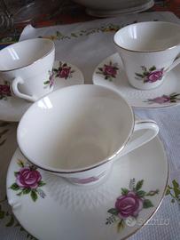 3 graziose tazzine caffè porcellana 