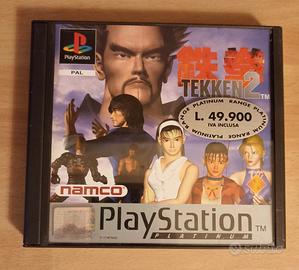 Tekken 2 completo Platinum,Pal,dischi perfetti!