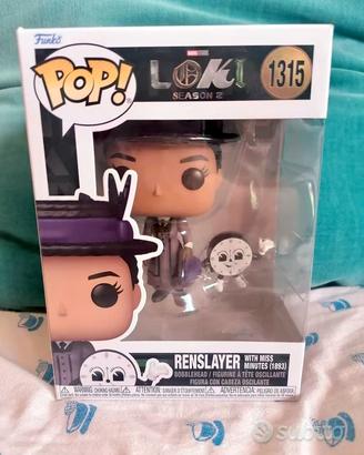 Funko Pop! Renslayer con Miss Minutes di Loki