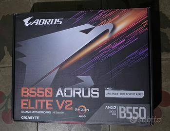 Scatolo B550 Aorus elite v2