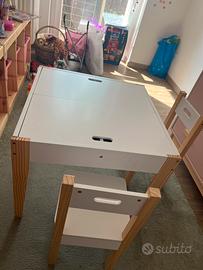 Set tavolo lavagna con contenitore 2 sedie SKLUM