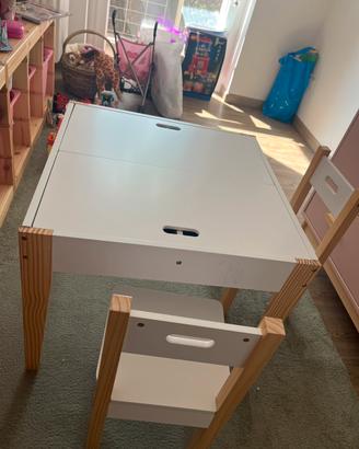 Set tavolo lavagna con contenitore 2 sedie SKLUM