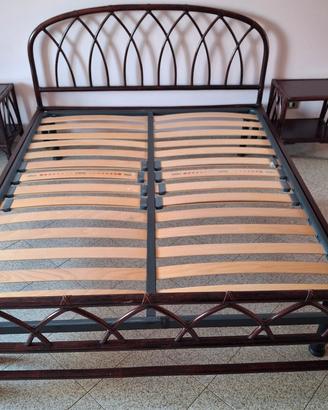 letto comodini in bambu