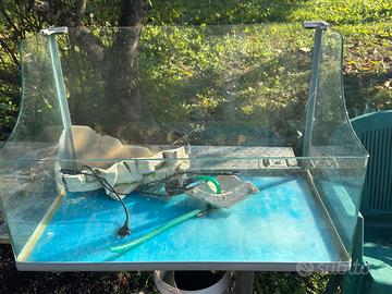 Vasca per tartarughe con pompa