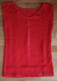 Canotta in puro cotone realizzata a mano