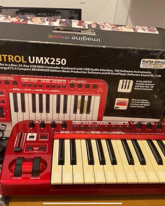 Tastiera midi behringer umx250 come nuova