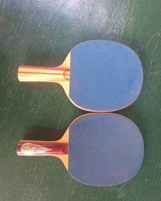Coppia Racchette Ping Pong Vintage "Gold Cup" - Da