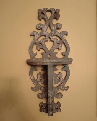 Coppia mensole in legno