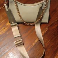 Borsa Mango Beige – Ecopelle – Doppia Tracolla
