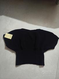 Maglia nera maniche corte