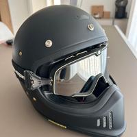 Casco Shoei EX-Zero + interfono + maschera + lenti