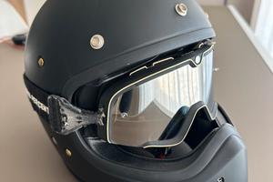 Casco Shoei EX-Zero + interfono + maschera + lenti