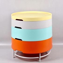 Tavolino IKEA PS 2014 vintage con contenitori