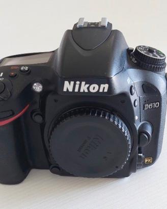 nikon D610 reflex full frame body solo corpo 